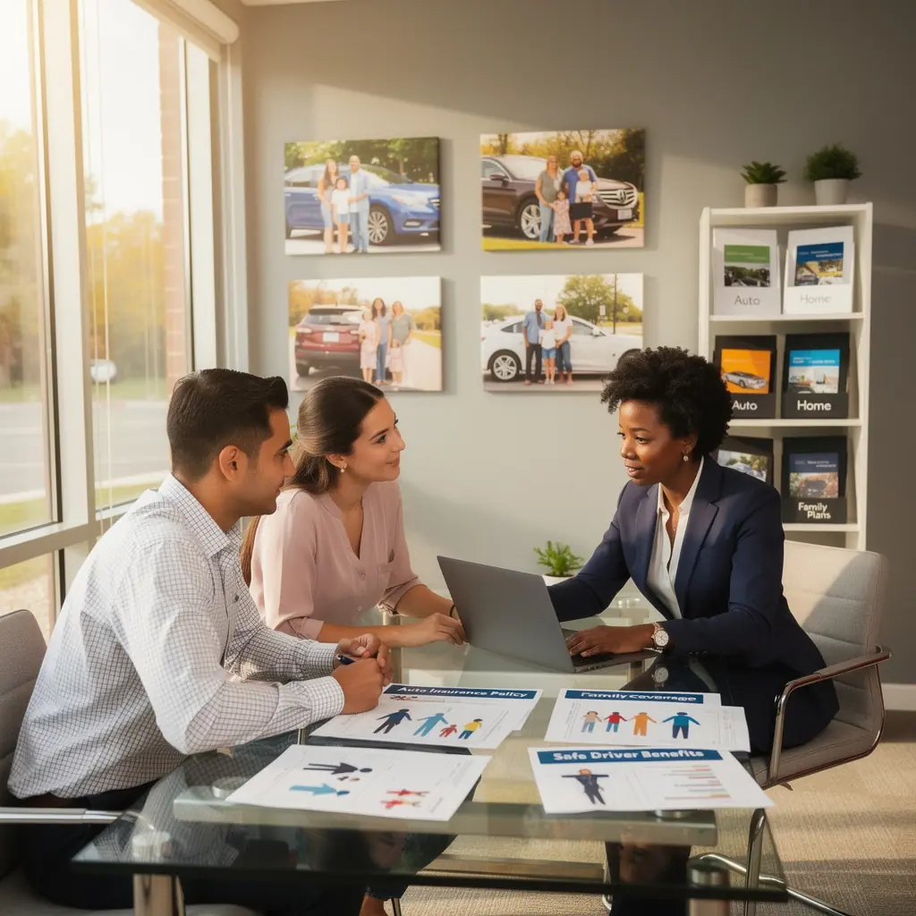 Grafika przedstawiająca różne opcje ubezpieczeń samochodowych z wyraźnymi, zrozumiałymi warunkami.